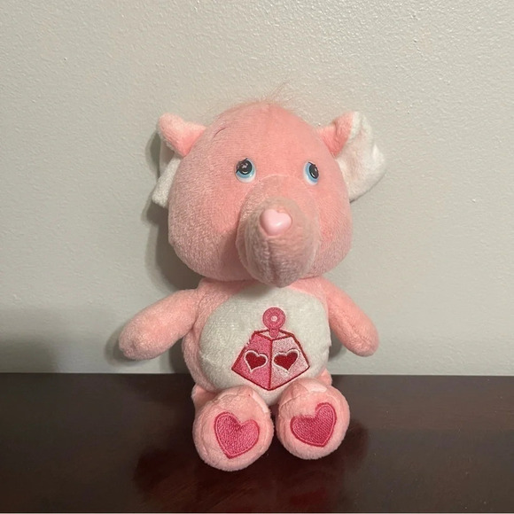 Other - Care Bear Cousins Lotsa Heart Elephant 9” Pink